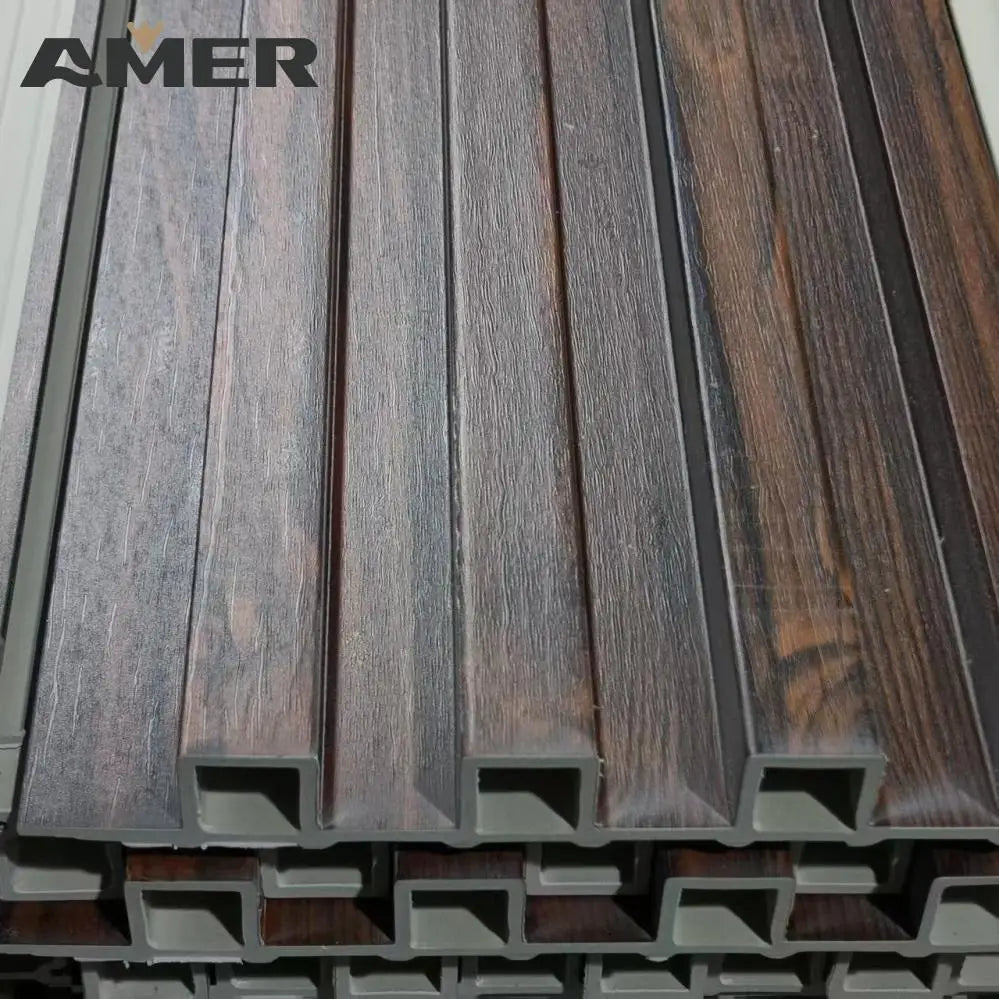 Rongke Customizable Factory Wholesale WPC Wallboard Wall Partition Texture Stone Slat Siding Plant Panel Marble