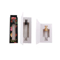 Mini Sample 2Ml 3Ml 5Ml 10Ml Empty Tester Clear Glass Pump Spray Bottle Vials for Pocket Perfume With Paper Box Packaging