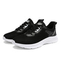 Four Seasons Flying Woven Mesh Anti-Slip Breathable Sneakers Men's Casual Light Sports Running Shoes