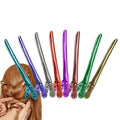 Stainless Steel Duck Bill Hair Styling Clips Multi-Printing Comfortable Massage Fashion Home Salon Sectioning Hairdressing Tools
