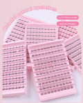 Wholesale clear Band Strip Eyelashes Own logo Dark Matte Fluffy Lash Extensions Long Lasting Naturally Eyelashes Eyelash Curler