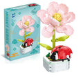 Flower Building Bouquet Set Flower Building Toys Building Blocks Flower Brick Toys for Home Room Decor Christmas Birthday