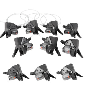 Bike Shifter 24 27 30 33 Speed Bicycle Derailleur Shifter 7 8 9 10 11 Speed Brake Shift Levers MTB Twist Grip Gear Shifters