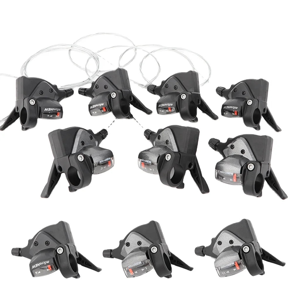 Bike Shifter 24 27 30 33 Speed Bicycle Derailleur Shifter 7 8 9 10 11 Speed Brake Shift Levers MTB Twist Grip Gear Shifters