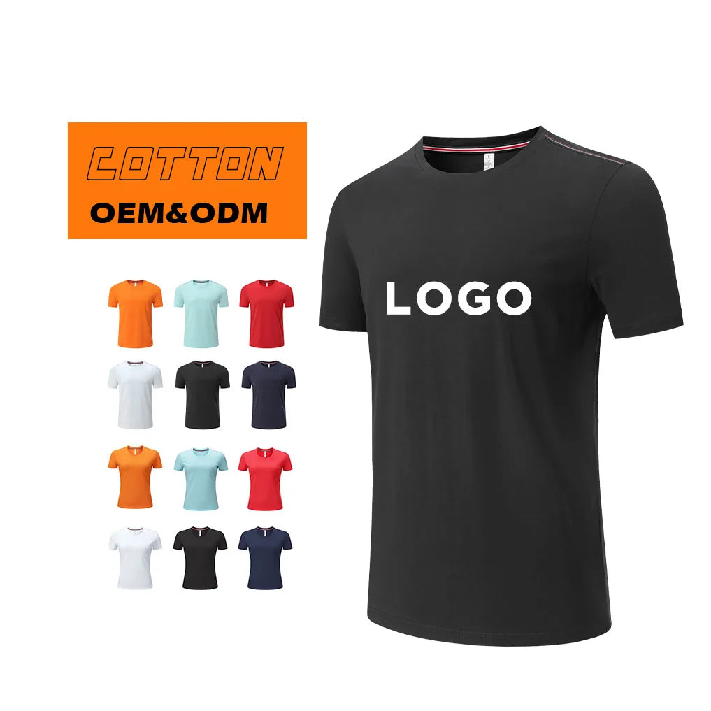 Manufacturer's Men's T-Shirt 92% Cotton 8% Spandex Sporty Style Custom Logo Printing Plain Design Knitted Clothing