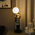 Polyresin Home Decor Lighting  Accessory  Nordic Resin Bubble Boy Sculpture Table Lamp Home Decoration