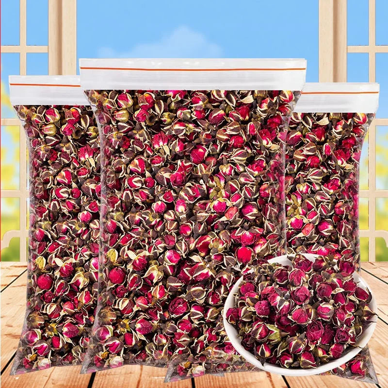Natural Private Label Dried Flowers Premium Gold Edge Rose Phnom Penh Herbal Tea Roses Bulk for Beauty Skin Whitening