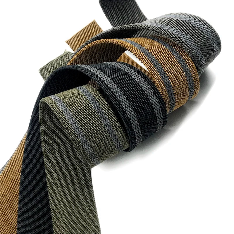 Custom Elastic Band Nylon Webbing Heavy Elastic Webbing Non Slip 1.5 Inch Woven Rubber Elastic Band for Underwear Span Elastic