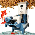 90-250kg/h Big Capacity Floating Fish Feed Extruder Machine Fish Food Pellet Machine Animal Feed Processing Machines