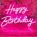 WinBo Drop Shipping Happy Birthday Neon Sign Custom Acrylic Led Letter Light Custom Neon Lights Sign for Party Supplies Decor