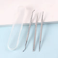 TSZS 100% Stainless Steel Ingrown Toenail Tool Nail Art Dual End Toe Nail Lifter Non Slip Pedicure Nail Cleaner Tool