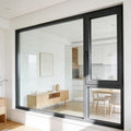 Noise Reduction UV Protection Eco Friendly Aluminum Glass Casement Windows with Low E Double Glazing for Apartment