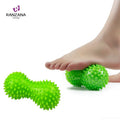 PVC Colorful Massager Spiky Ball Custom Logo Eco-friendly Peanut Foot Massage Ball Yoga Exercise Hedgehog Balls Spiky