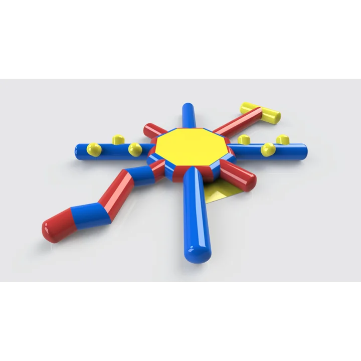 Waterhan Children's Water Play Exercise Ball PVC Inflatable 125cm 20kg+ Capacity Foldable Portable Soft Lightweight Outdoor All