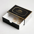 Custom Branded Artistic Drawer Box  Matte Rigid Cardboard Luxury Packaging for Perfume Cosmetic Essential Oil Gift Paper Box