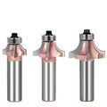 Four Blades Professional Table Top Edge Roundover Beading Tungsten Steel Router Bits for Wood Woodworking