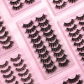10 Pair 5d 3d Mink Lashes Roll Russian Strip Eyelashes 25mm Free Mink Lashes 22mm Mink Eyelash