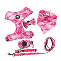 Pet Dog Harness Set Personalized Design Dog Collars and Matching Leashes  Logo Covers Dog Collar Leash