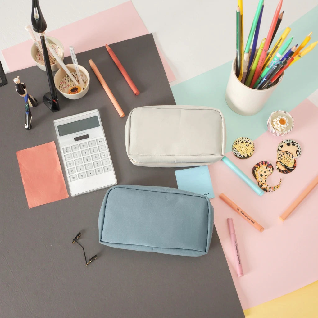 Large Capacity Pen Pencil Case Multi-Slot Big Storage Pencil Pouch Stationery Pen Bag for Teen Student College Office Adults