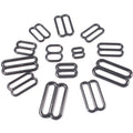 Underwear Accessories Bra Slider Manufacturer Custom Metal Swimwear Nylon Coated Slider and Hook