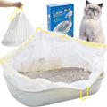 Factory Cost Price OEM Biodegradable Waste Pet Poop Bag Litter Tray Liners Durable Drawstring Cat  Litter Pans Cat Litter Liner