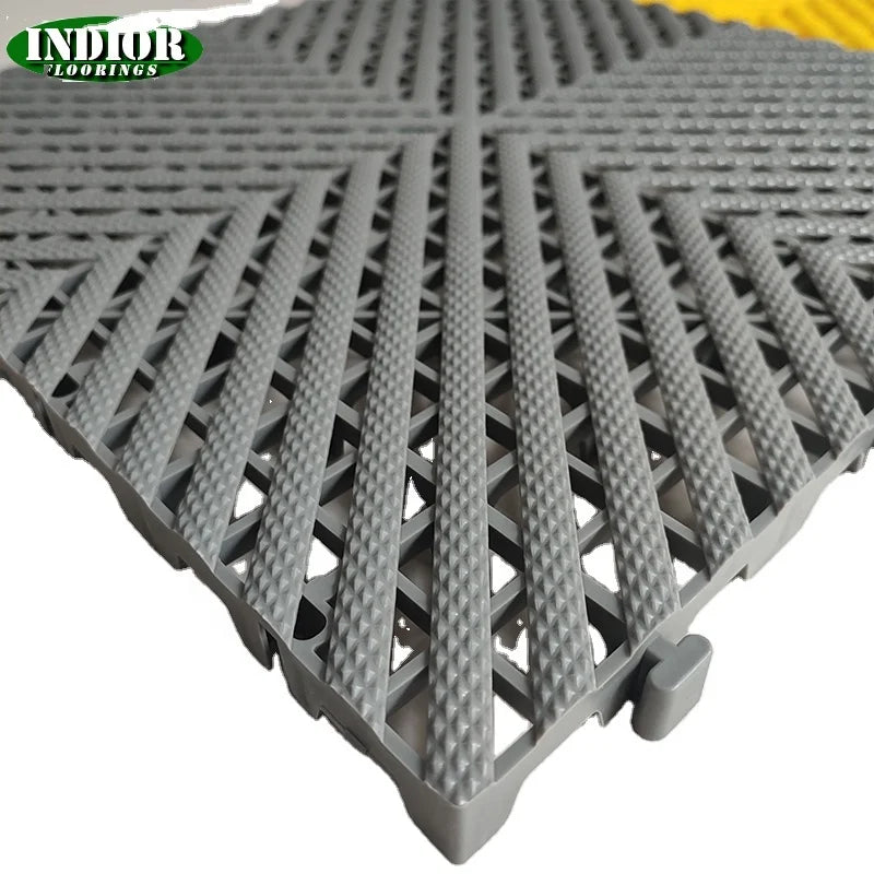 Non-slip Durable PP Plastic Event Floor Elastic Floor Material Splicing Garage Tile Floor