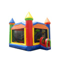 ADS Rainbow Multi-Play Commercial Inflatable Bounce House with Slide EN71 Certified PVC Material