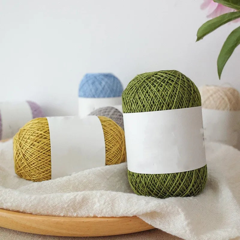 50g Different Colors Available 100% Linen Knitting Recycled Linen Yarn for Crochet Hand Knitting