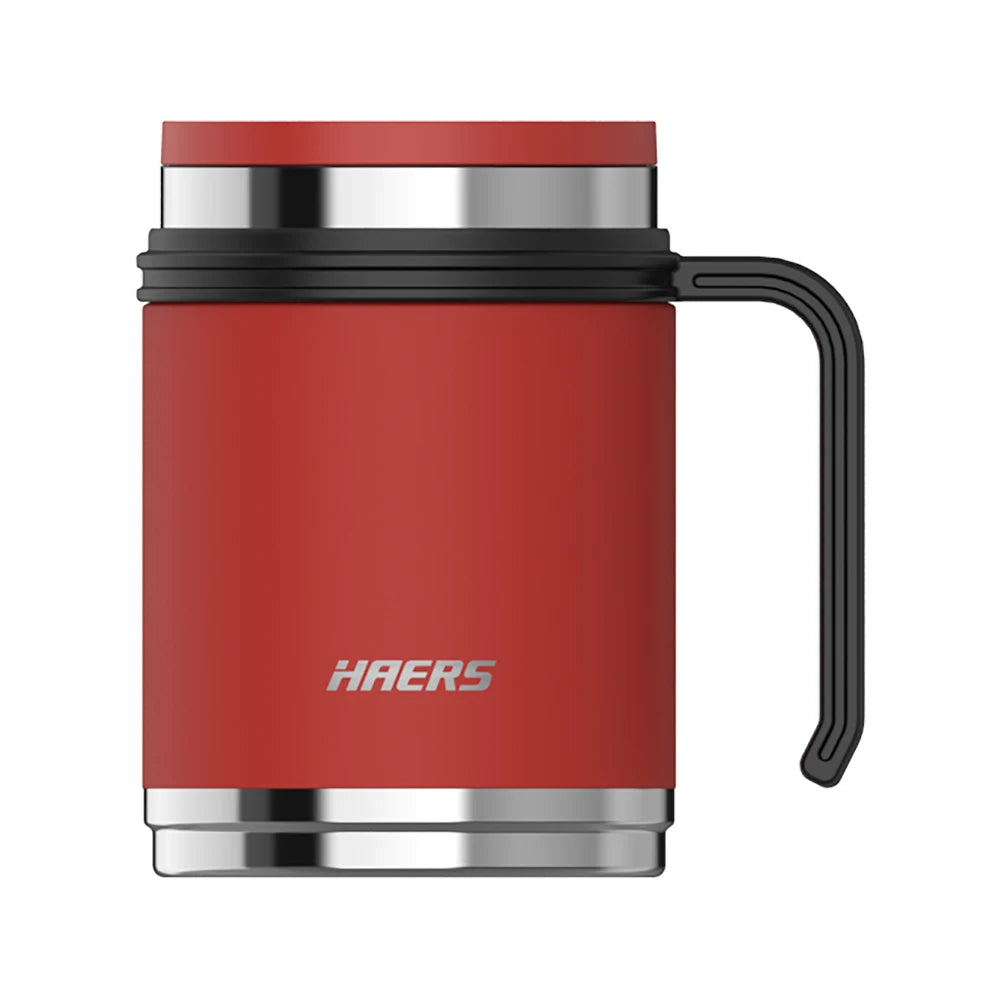 Hot Sell 12oz Cute Stainless Steel Double Wall Vacuum Thermal Tumbler Travel Coffee Mug With Handle