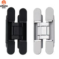Internal Wooden Door 3D Invisible Zinc Alloy Room Door Adjustable Concealed Heavy Duty 180 Degree Door Hinge