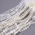 10mm Natural Shell Beads Heart Five Pointed Star Moon Loose Spacer Beads for Jewelry Making Findings DIY Necklaces 15inch