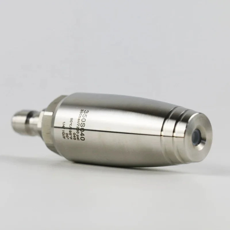 CS 5000psi High Pressure Rotating Surface Cleaning Nozzle Stainless Steel Car Washing Turbo Nozzle