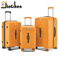 Travel Luggage Bag 3 Pieces Trolley Luggage Set Suitcase Factory Colorful PP Material Hard case Luggage Bags
