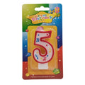 Wholesale Colorful Number Birthday Candles Paraffin Wax with Music for Parties and Home Decoration