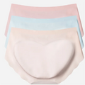 MiiOW Women's Peach Hip Panties Seamless Breathable Women's Panty Not Stretch the Legs Comfortable Women's Panties