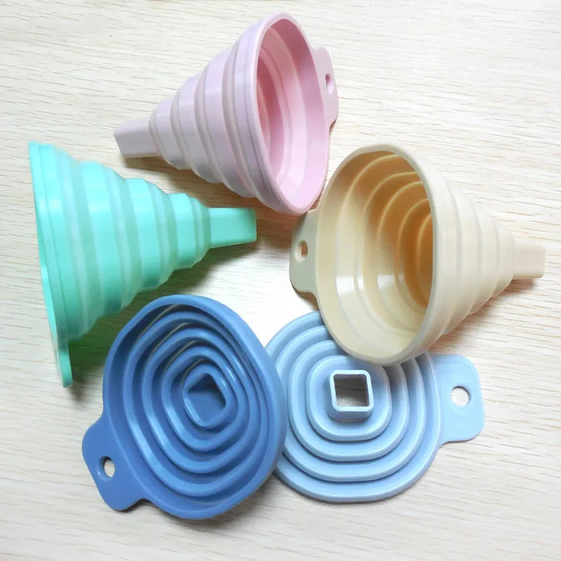 Silicone Rubber Funnel for Kitchen Tool Kitchen Gadgets Tools Silicone Kitchen Utensil Set