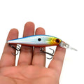 HENGJIA Wholesale Minnow Lure 105mm 9.5g Artificial Minnow Fishing Lures Diving Minnow 0.5~1.5M for Bass Walleye Pike Fishing