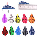 2" Tiger Skin Archery Arrow Vanes Stripe TPU Compound Traditional Bow Hunting Shooting Outdoor Sports Arrows DIY Accessories