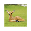 Vintage Life-Size Resin Deer Statue Fiberglass Christmas Figure Crafts Handmade Europe America Style Home Garden Outdoor Decor