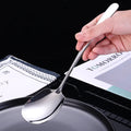 304 Stainless Steel Spoon Chopsticks 2 Pcs Set Large Flat Spoon Restaurant Public Spoon Chopsticks Flatware