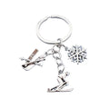 Fashion Skier Winter  Keychain Pendant Sports Keychain Ski Resort Gift Accessories Wholesale