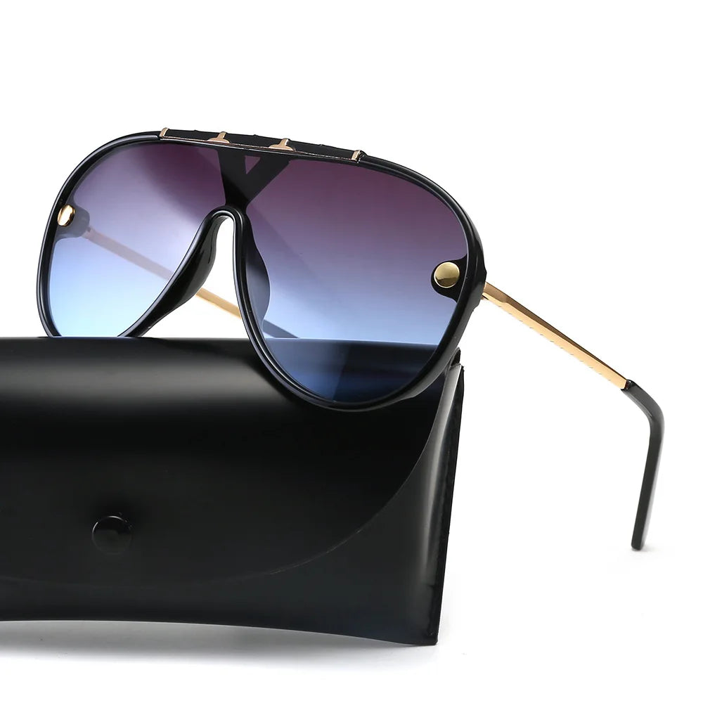 GWTNN Lunette Soleil Femme Lentes Brillen Modern Fashion Men Drive Sunglasses Unisex Outdoor Custom Oval Metal Sunglasses