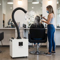KNOKOO FES350 White Smoke Purifier 4 Stage Filter for Hair Salon Keratin Treatments and CO2 Laser Fume Extractor New Condition