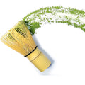 Portable Modern Japandi Style Durable and Sustainable 100 Prong Handmade Bamboo Matcha Whisk for Travel Coffee & Tea Set