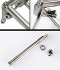 Popular 165mm  173mm Titanium Thru Axle Lever for MTB and Gravel Bikes 608g Lightweight 10-Year Warranty