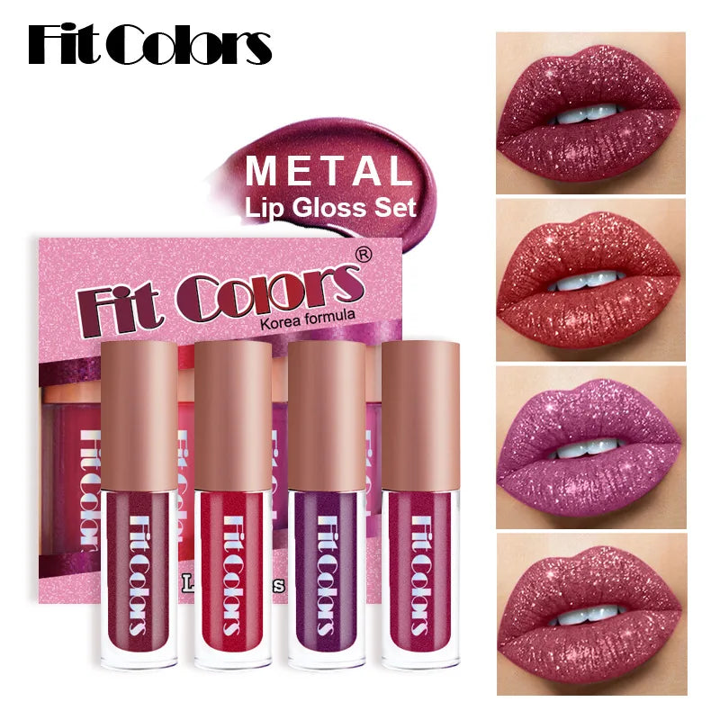 Long Lasting Lip Gloss Set Custom Logo Velvet Box with Diamond Cup for Box Lipstick Set Gift Makeup Boxes Cosmetic