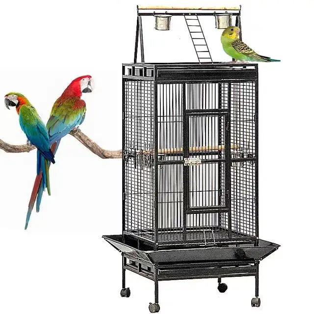 Wholesale Large Luxury Parrot Villa Cage Iron Wire Breeding Cage with Welded Wire Mesh Roll Manufacturers' Box Packed