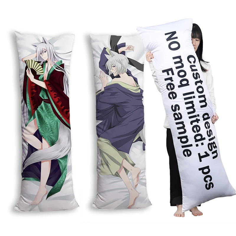 Wholesale Anime Dakimakura Cover Decorative Anime Hobby Dakimakura Customized Pillow Cushion Cover case Long Body Pillowcase