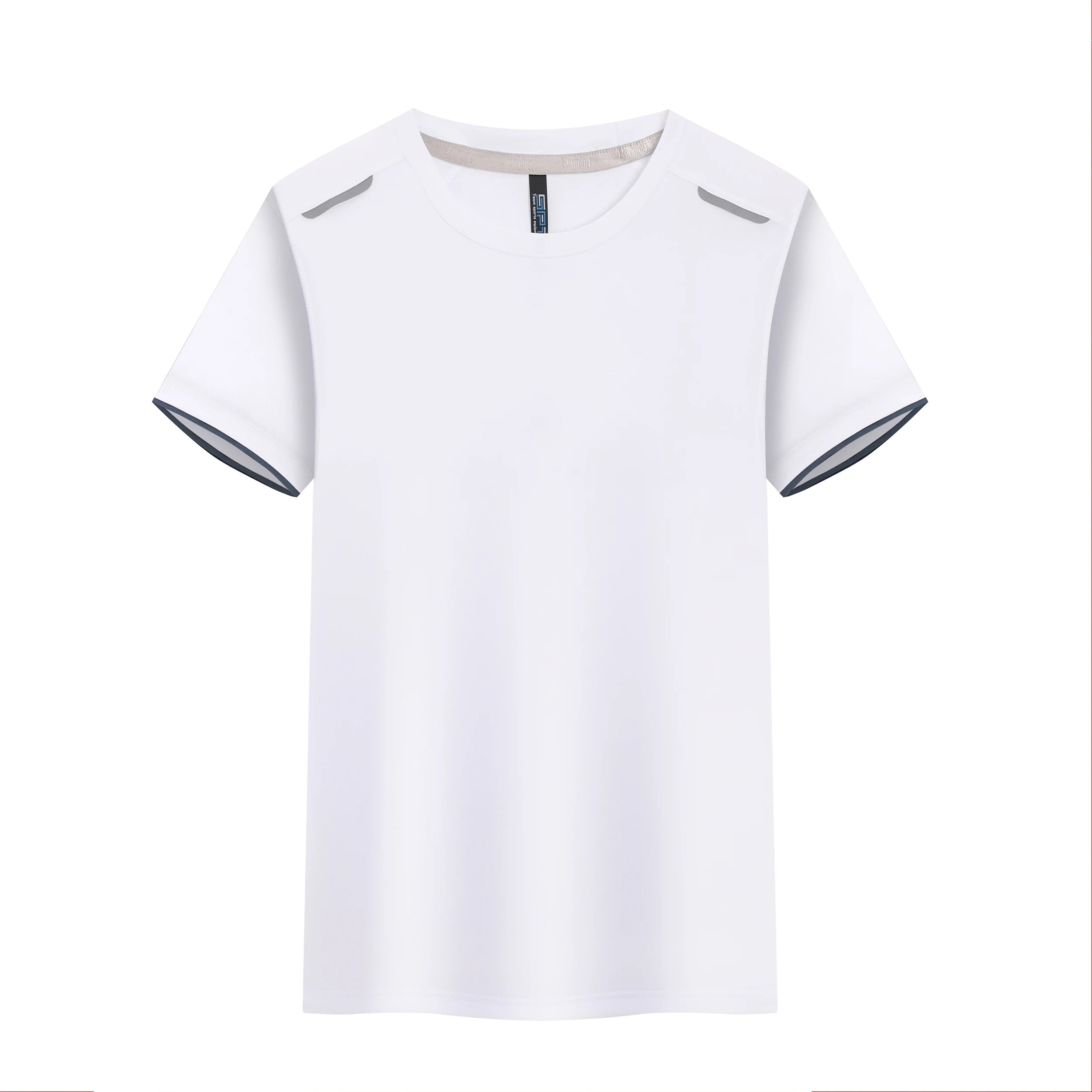 Wholesale Men's Plus Size Short Sleeve T-Shirt Summer Casual Style With Custom Logo Polyester Solid Pattern Cheap Price