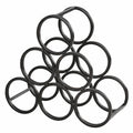 Iron Wine Rack 6-Bottle Free Standing Metal Wine Bottle Holder for Weddings Countertop Wine Rack with Elegant Style